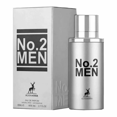  Maison ALhambra N°2 Men Masculino EDP 80 ml – Perfume Árabe (REF 212 MEN)